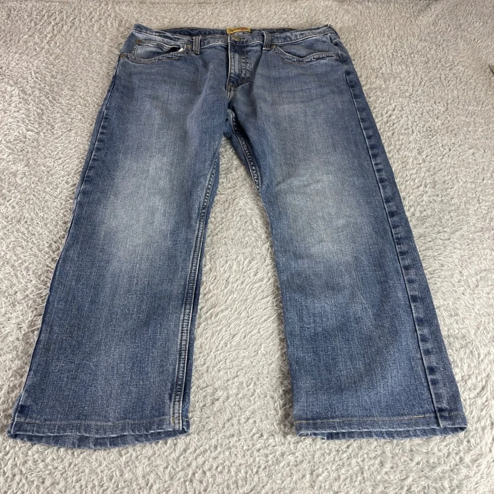 Wrangler 20X No. 33 Extreme Relaxed Fit Mens Jeans 36x30 Blue Denim 42MWXMA